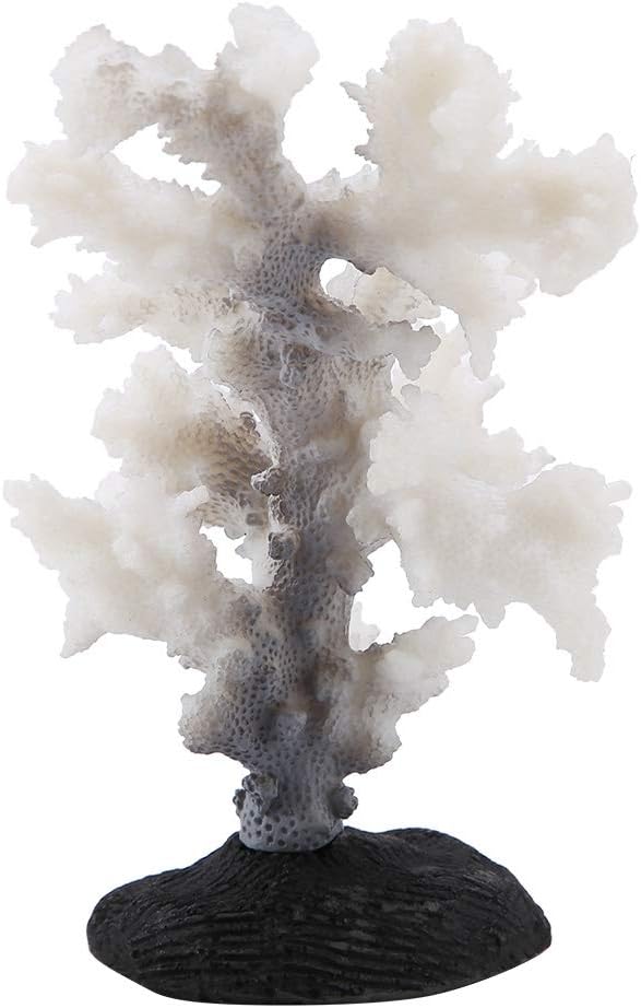 Smandy Glowing Effect Artificial Coral Plant Luminous Silicone Coral for Fish Tank Landscape Decoration Aquarium Ornaments (Grey) - Image 4