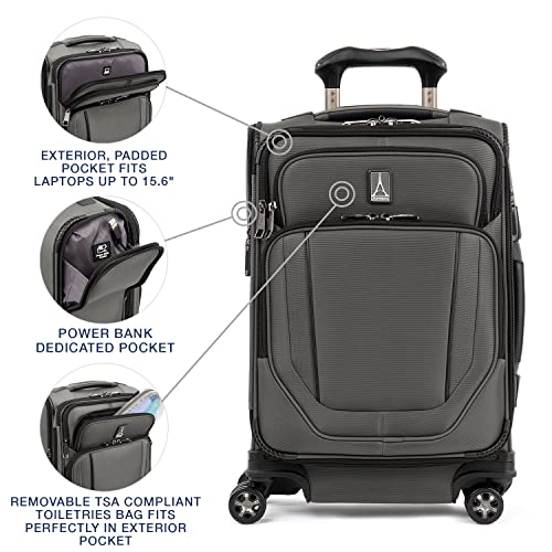 Travelpro Crew Versapack Softside Expandable 8 Spinner Wheel Luggage