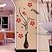 Wall Stickers, Boomboom DIY Vase Flower Tree Crystal Arcylic 3D Wall Stickers Home Decoration 80*40 Cm