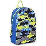 Trailmaker Super Popular Boys Backpack for School, Summer Camp, Travel and Outdoors! Sharks