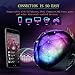 LED Color Changing Bluetooth Speakers, ihoven Portable Wireless LED Ball Bluetooth Speaker with 7 Visual Modes Supports Hands-free Function and Rechargeable for iPhone 7 8 Plus Home Outdoor DJ Party