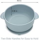 PandaEar Silicone Baby Feeding Set 2 Divided Plates 2 Bowls 2 Sippy Cups view 9