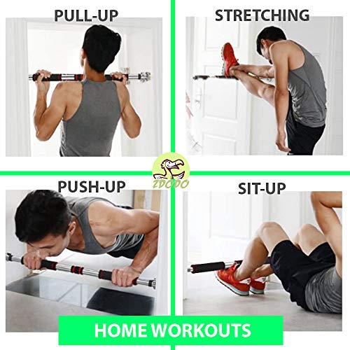 ZDODO-Pull-Up-Bar-for-Doorway-Pullup-Bar-Fitness-Workout-Equipment-with-Screw-in-Door-Mounts-Home-Gym-Exercise-Chin-Up-Bars-26-to-39-Inches-Adjustable-Width
