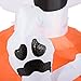 HOMCOM 6' Halloween Inflatables Outdoor Decorations Jack-O-Lantern Pumpkin and Ghosts, Blow Up LED Yard Decor for Garden, Lawn, Party, Holiday, Waterproof