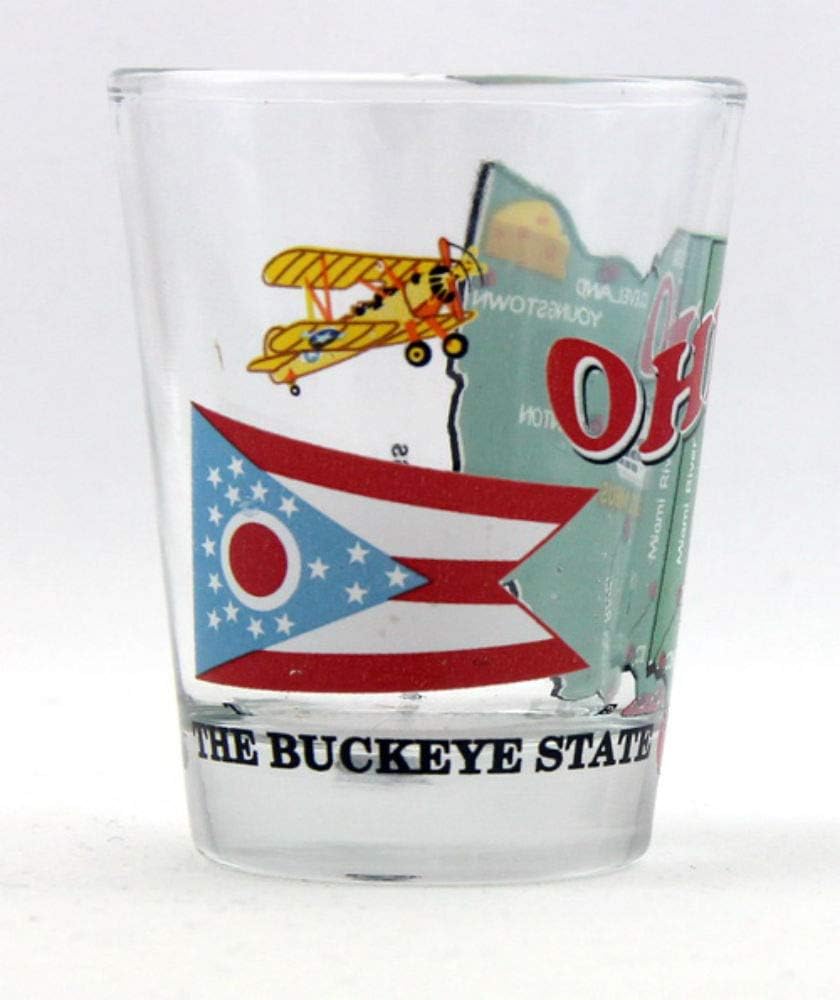 Ohio The Buckeye State AllAmerican Collection Shot Glass