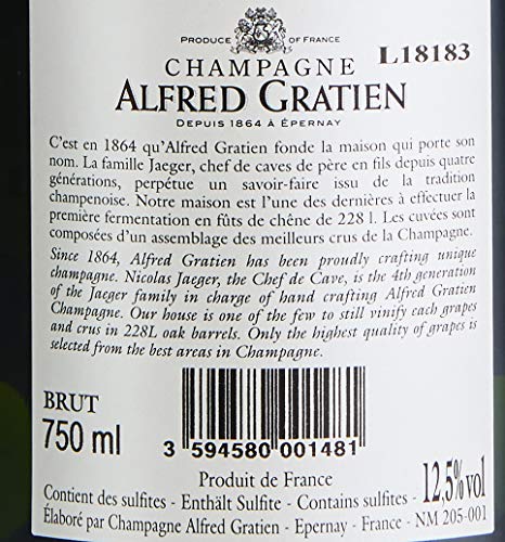 Champagne Alfred Gratien Grand Cru Blanc de Blancs 2014 (1x0.75 l), Preisgekrönter qualitativ einzigartiger Jahrgangs… – Bild 6