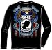 Military Long Sleeve True Heros Pow Mia Black