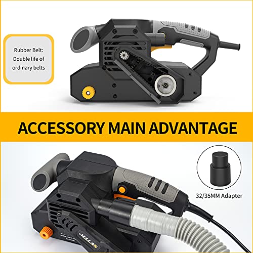 Belt Sander, Jellas 2 in 1 Belt & Bench Sander, 3x18 inch Belt Sanders for Woodworking with