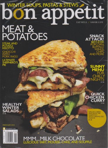 Bon Appetit February 2010 Meat & Potatoes (Winter Soups, Pastas & Stews)