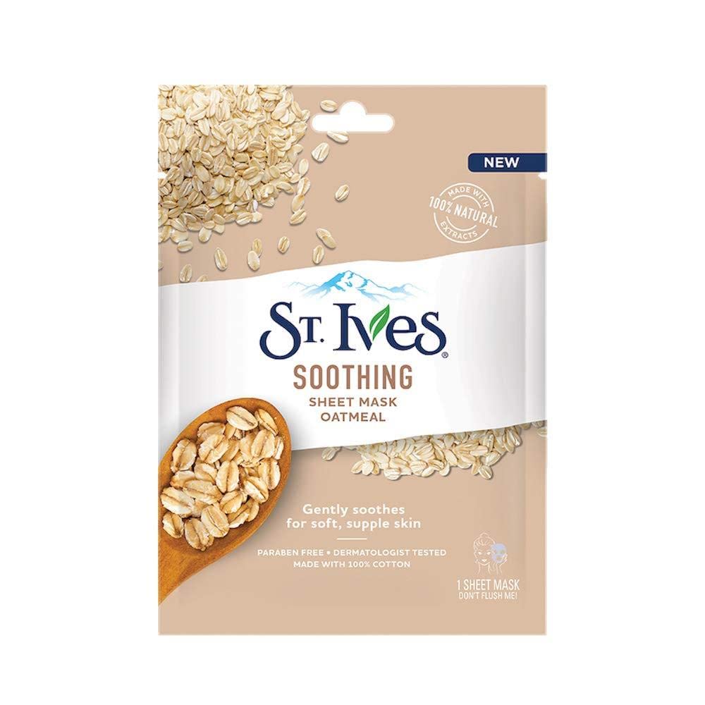 St Ives 23ml Sheet Mask Soothing Oatmeal (Pack of 6)