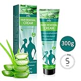 Premium Hair Removal Cream Painless Flawless Depilatory Cream for Sensitive Skin, Underarm, Leg and Bikini Body, Bikini Cream Hair Removal Skin Friendly Aloe Hair Remover Body Cream for Women and Men