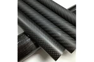 Abesterxox ID 17mm x OD 19mm x 500mm Carbon Fiber Tube 3K Matt Surface