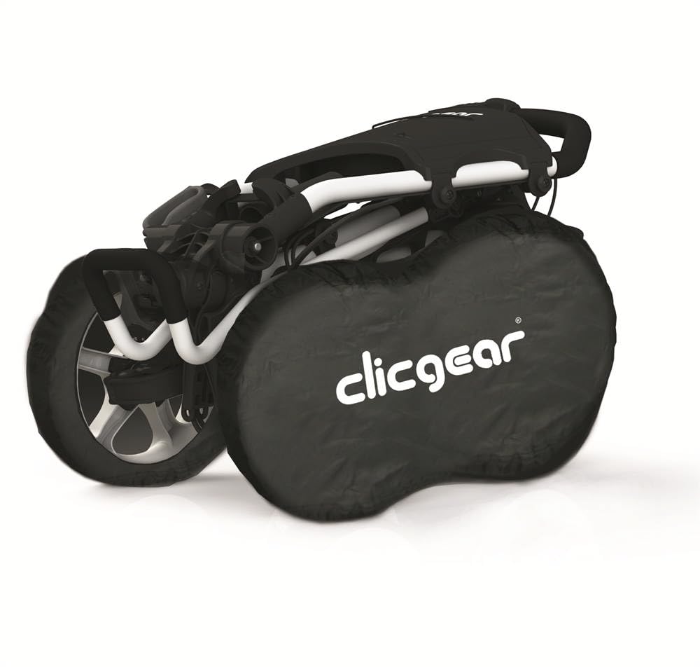 Clicgear 8 Golf Trolley Wheel Cover, Black, Large