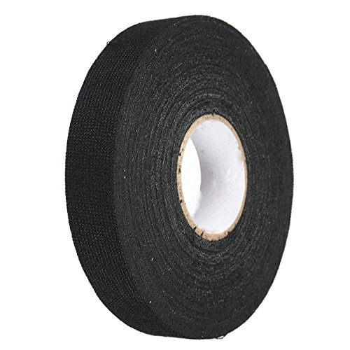 Adecco LLC 2pcs Wiring Loom Harness Adhesive Cloth Fabric Tape 19mm/15m