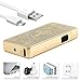 USB Rechargeable Tesla Lighter (Gold Cross) Plasma Electronic Lighter Dual Pulse Arc Cigarette Lighter with Cord and Gift Box Included. Windproof/Flameless
