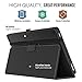 MoKo Case for All-New Amazon Fire HD 10 Tablet (7th Generation, 2017 Release) - Slim Folding Stand Cover with Auto Wake/Sleep for Fire HD 10.1 Inch Tablet, Don't Touch Me