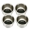 Amarine-made-4pcs-Stainless-Steel-Cup-Drink-Holder-with-Drain-Marine-Boat-Rv-Camper Amarine-made-4pcs-Stainless-Steel-Cup-Drink-Holder-with-Drain-Marine-Boat-Rv-Camper