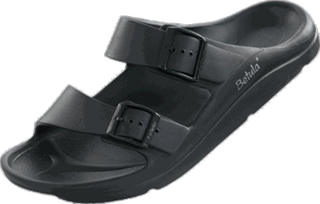 Amazon.com | Betula Original Balance Antislip EVA Narrow width, Black Grey L8 M6 39, 0 | Sandals