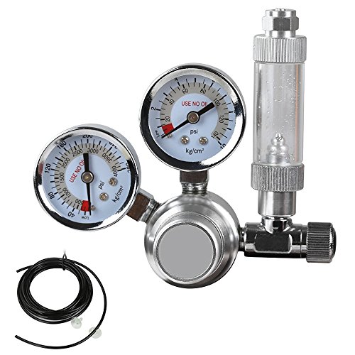image for ZUINIUBI CO2 Regulator for Aquarium CO2 Decompression Table Dual Press