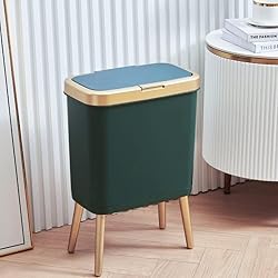 Procade Trash Can with Lid,Small Bathroom Garbage