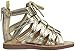 OshKosh B'Gosh Priya Girl's Gladiator Sandal, Gold, 12 M US Little Kid