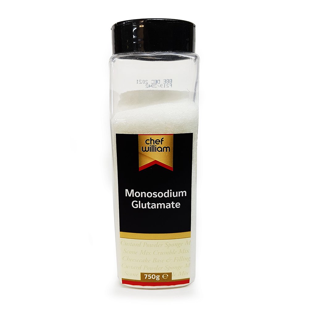 Monosodium Glutamate 750g Chef William Umami Flavour Enhancer MSG Amazon.co.uk Grocery