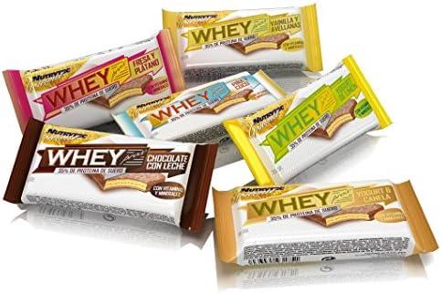 Nutrytec Sport Unisex Whey Prox Flavour Protein Snack Bar, Strawberry/Banana, 35 g