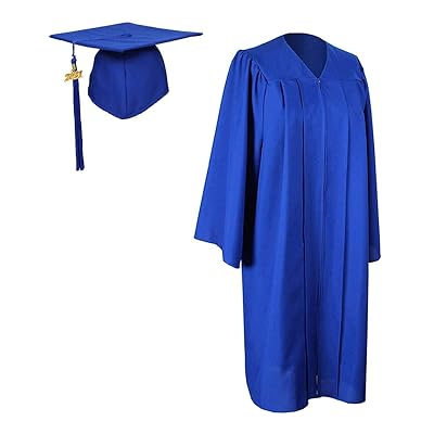 Royal blue cap and gown 2021 Clearance