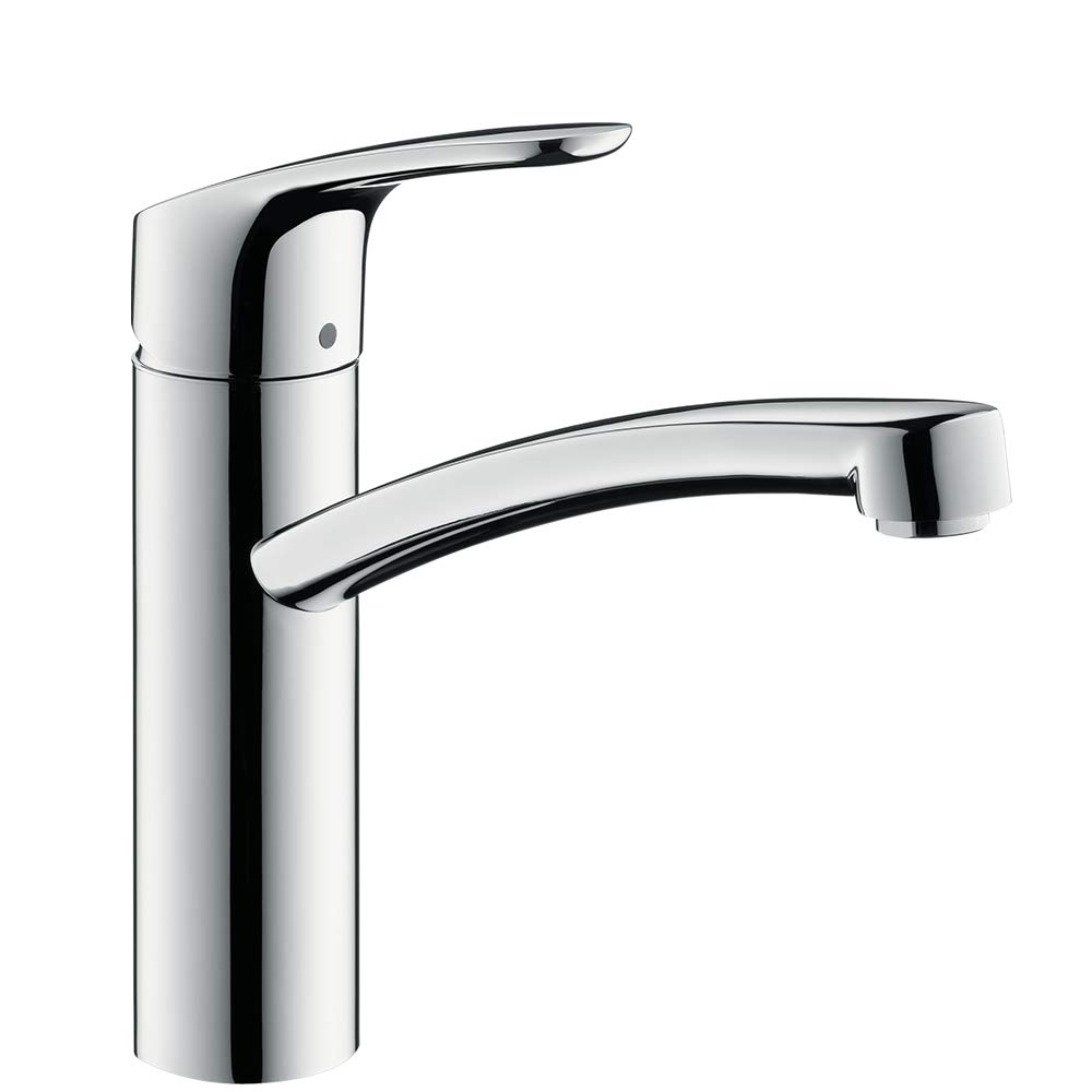 hansgrohe Focus M41 - kitchen tap, 1 spray, kitchen sink tap with spout height 160 mm, kitchen mixer tap with swivel spout, chrome, 31806000