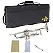 Kaizer TRP-1000NK Standard B Flat Bb Student Trumpet - Nickel Silver