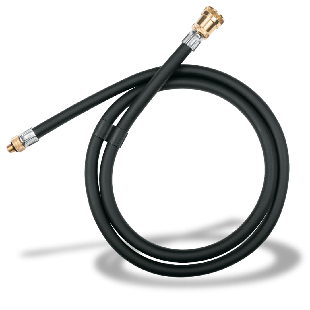 SKS Germany Hose with Brass Nipple (SV) for RENNKOMPRESSOR, Bicycle Pump Hose, Accessories & Spare Part (Pump Hose Compatible with SKS Germany RENNKOMPRESSOR, Thread: M 8 x 0.75), Black