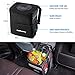 Delicacy Car Trash Can, Waterproof Odor Blocking Car Trash Bag with 3 Storage Pockets, Auto Litter Garbage Bag,Black