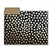 Graphique Designer Black, White, and Gold Polka Dots File Folders | Set of 9 (3 Designs) | Letter Size Organizers | Decorative Office Supplies | Durable Coated Cardstock | 1/3-Cut Tabs