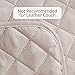 RHF Reversible Recliner Chair Cover, Chair Cover, Recliner Cover, Pet Cover for Chair, Furniture Protector, Machine Washable, Double Diamond Quilted(Recliner-Small:Light Beige/Light Beige)