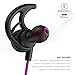 Phaiser BHS-750 Bluetooth Headphones, Wireless Earbuds Magnetic Stereo Earphones for Running with Mic and Lifetime Sweatproof Guarantee, Heliotrope