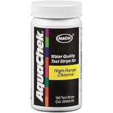 Aquachek 652013 High Range Chlorine Test Strips