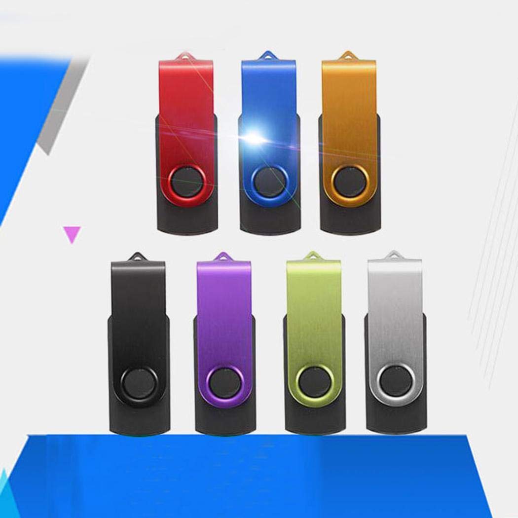 kiloid 16GB USB2.0 Flashing Memory Stick Pen Drive Storage Rotating U Disk USB Flash Drives