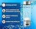 air water life Aqua Deluxe H2 Hydrogen Cup Portable Glass Bottle for Hydrogen-Rich, Ionized, Antioxidant, Non-Toxic Water to Keep Your Body hydrated
