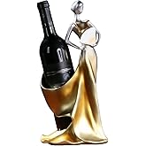 iStarcas Wine Rack, Wine Bottle Holder Decorative, Lady Wine Holder, Single Wine Holder Stand, Wine Racks Countertop for Kitc