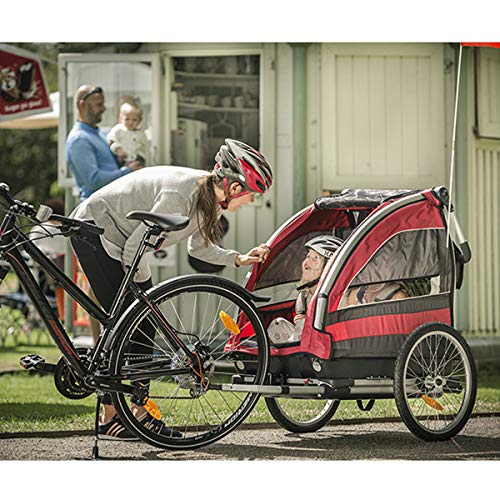 NOHPILY Bike Bicycle Trailer Hitch Coupler Mount Adapter (Black)