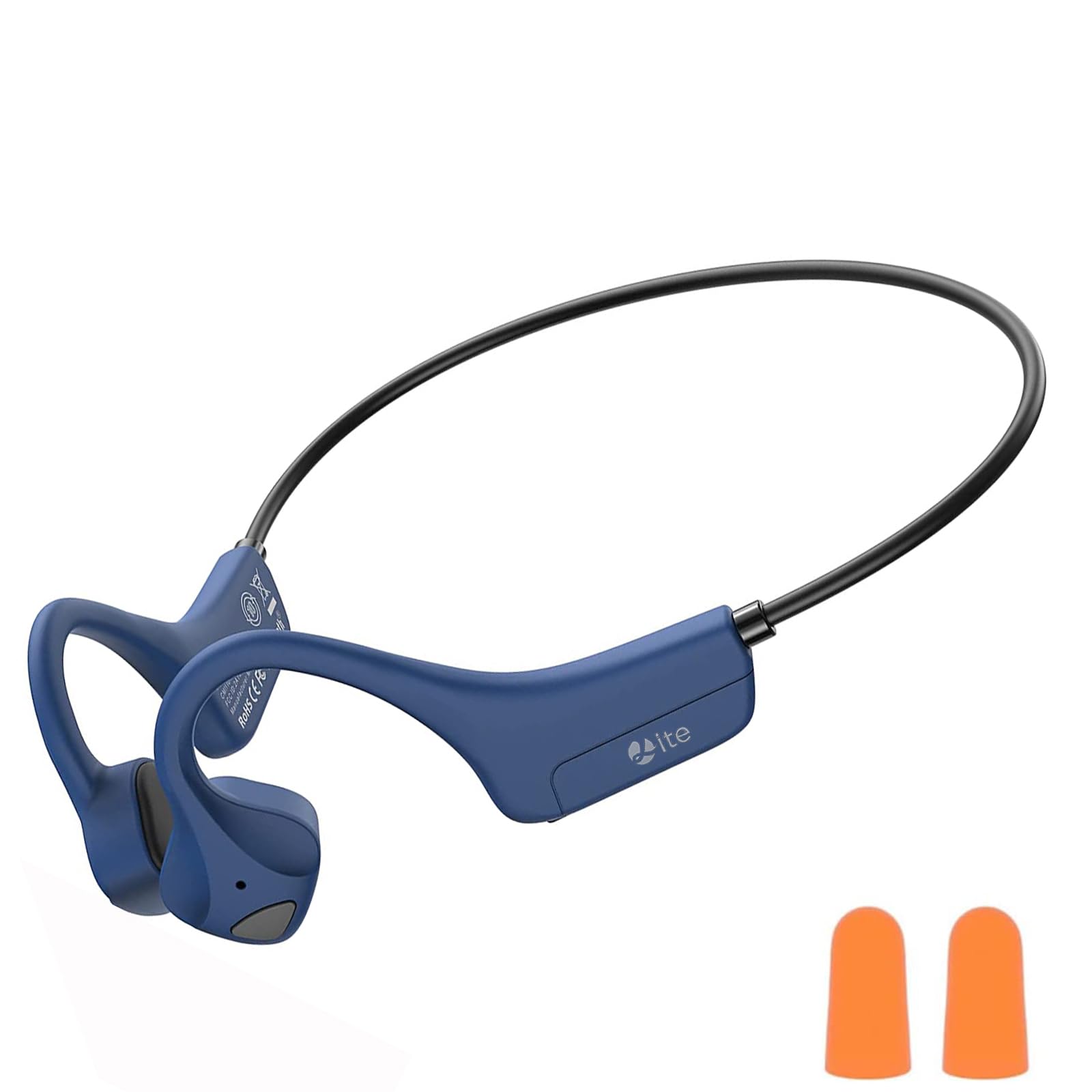 Photo 1 of YouthWhisper Open Ear Bone Conduction Headphones - Bluetooth 5.0 Headset, IP65 Waterproof Earphones, Type-C Charging, Long Battery Life, 25g Lightweight