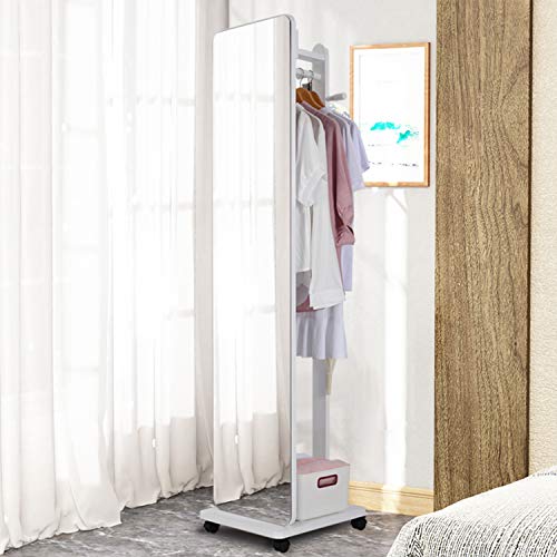 OUTDOOR DOIT Full Length Dressing Mirror with Clothes Valet Stand