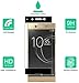 Dmax Armor for Sony Xperia XA1 Ultra [Tempered Glass] Screen Protector, (Full Screen Coverage) with Lifetime Replacement (Black)