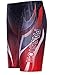Ispeed Men's Competition Jammer Swimsuit (Red/Black, 34)
