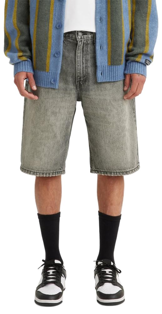 Levi's Men's 569 Loose Straight Denim Shorts, (New) A Look Back (Non-Stretch), 60 Image