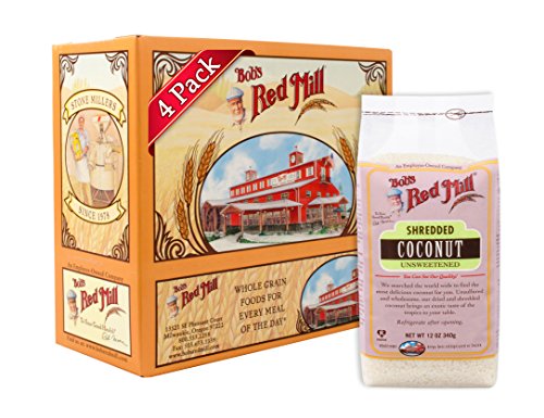 UPC 039978015785, Bob&#39;s Red Mill Shredded Coconut Unsweetened, 12 Ounce (Pack of 4)