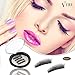 Magnetic Eyelashes,VerebeautyDouble Magnet False Eyelashes 3D Natural Look, Resuable, Ultra Light-Weight, and Thick Black Long Charming Fiber Eyelashes
