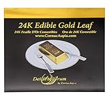 DeiAurum: 24K Edible Gold Leaf Sheets, Booklet, 3,3/8