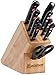 Wusthof Gourmet Knife Block Set, 10-Piece, Black