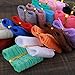 Masokan Lace Trim Ribbons by The Yard for DIY Crafts Women Clothing and Baby Girls Hair Accessories (1.77 inch, 20 Yards, 1 Yard of Each Color)
